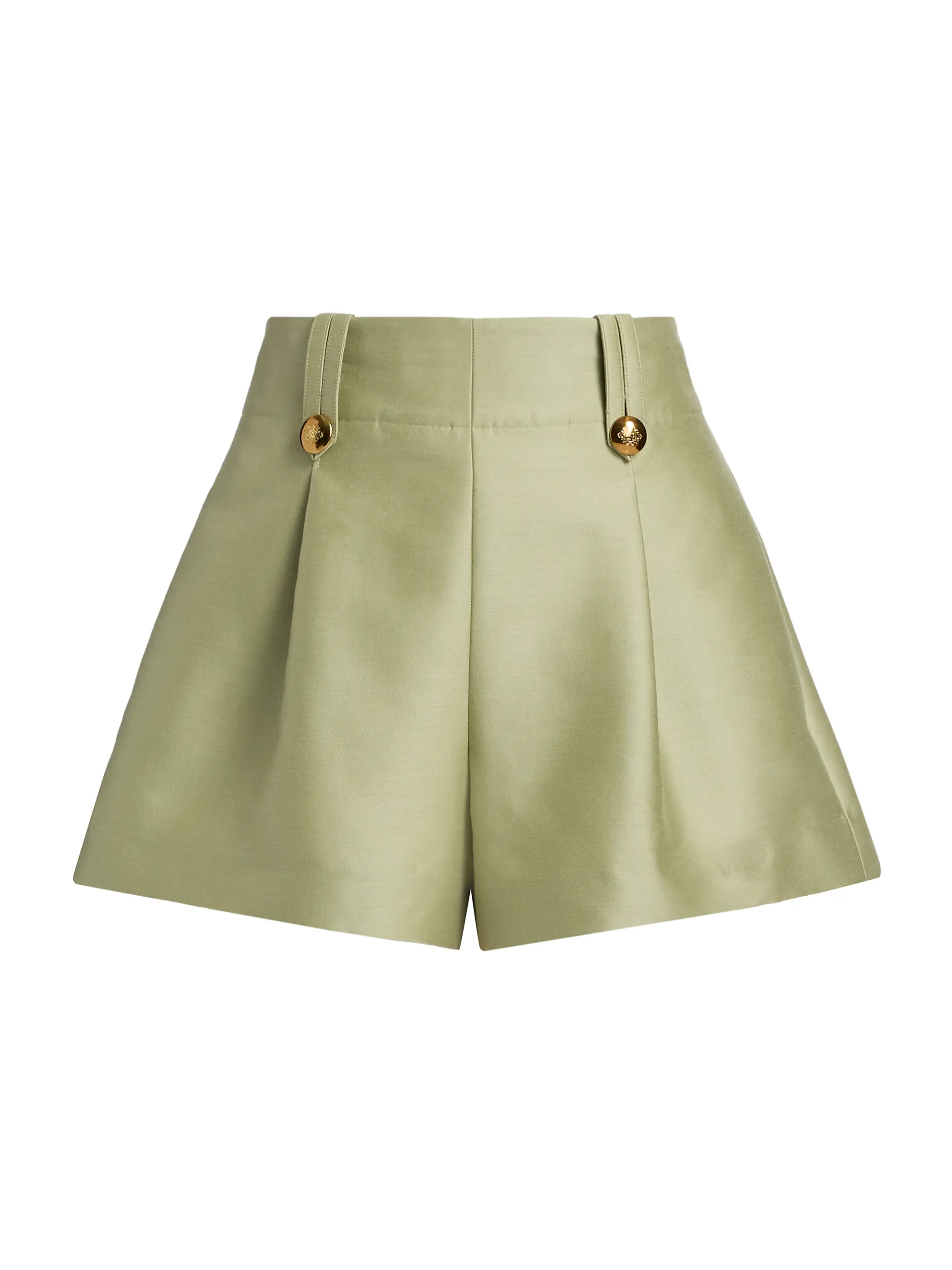 Luna Wool-Silk Shorts
