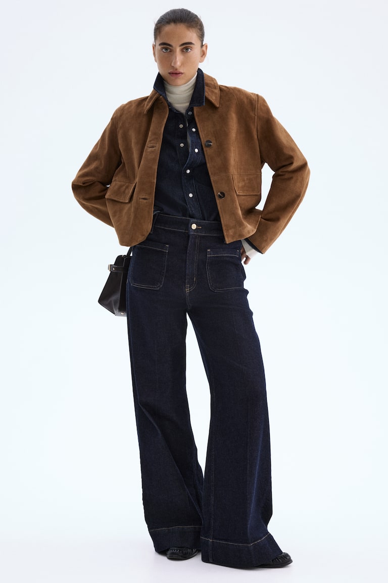 Wide High Jeans