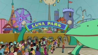Luna Park in Futurama