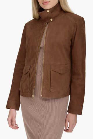 Cole Haan Suede Jacket (Was $500) 