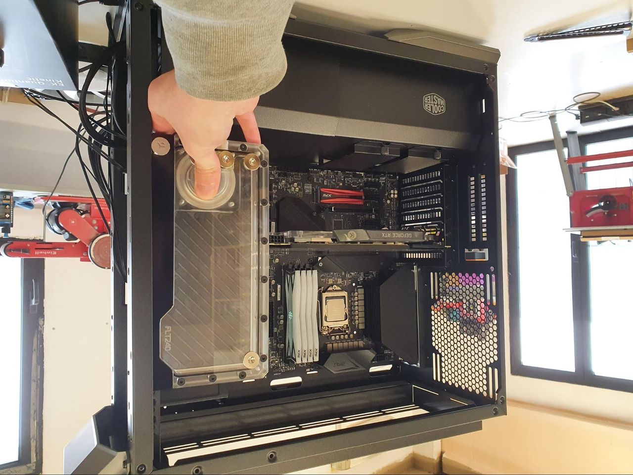 Custom Loop With Hard Tubing