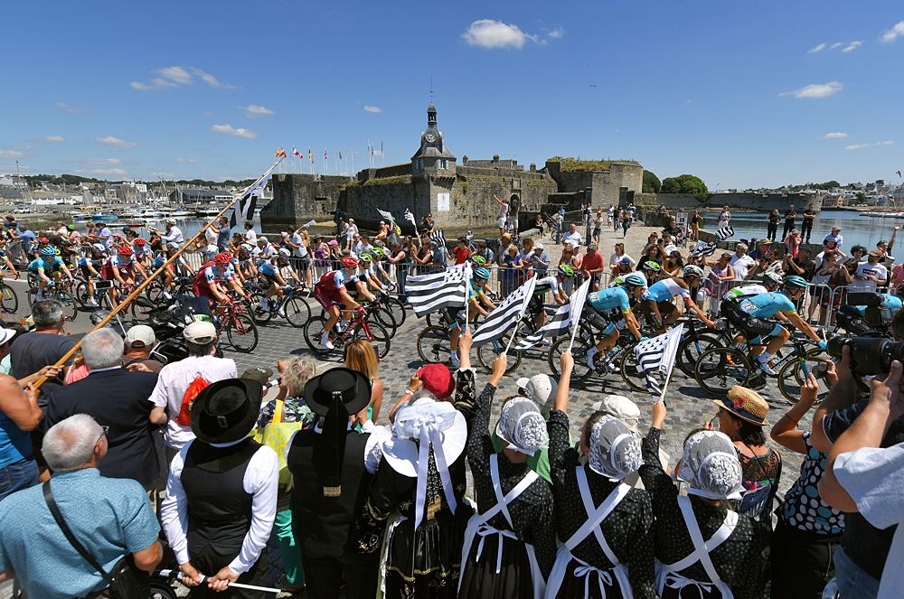 Fans during stage 5 at the Tour de France