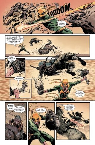 Page from Iron Fist: Heart of the Dragon #1