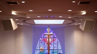 A church using Electro-Voice and Dynacord loudspeaker system.