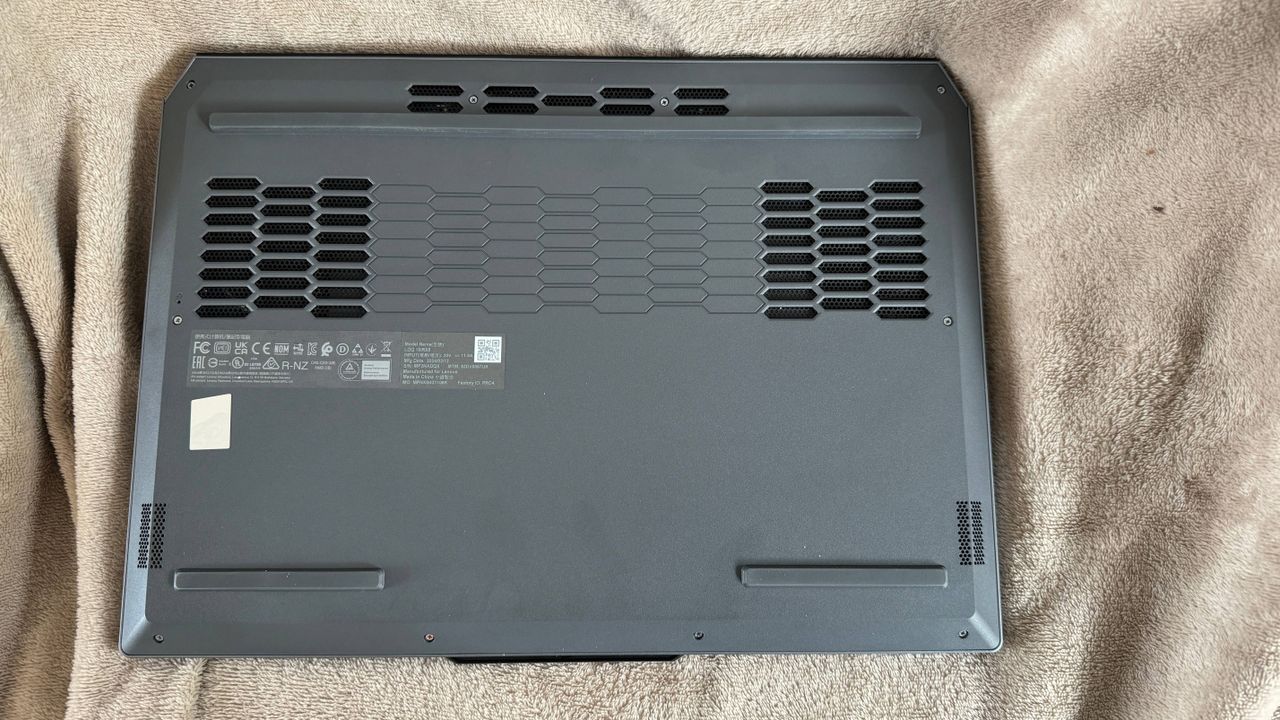Rear fans of the Lenovo LOQ 15 Gen 9