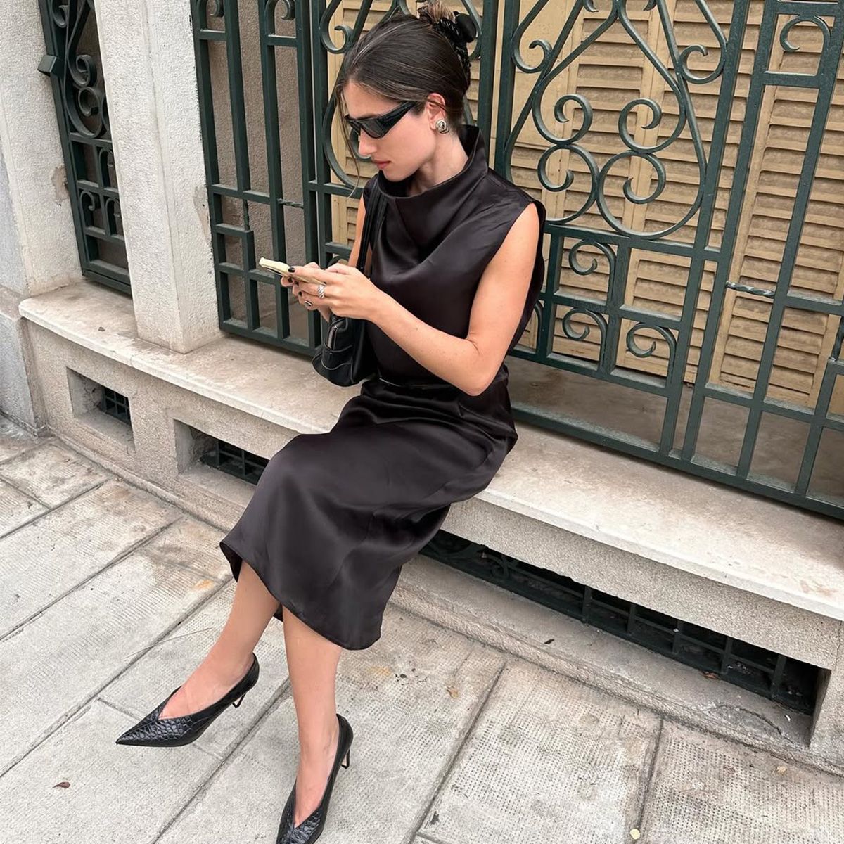 Ilirida Krasniqi wearing chic elevated basics. 