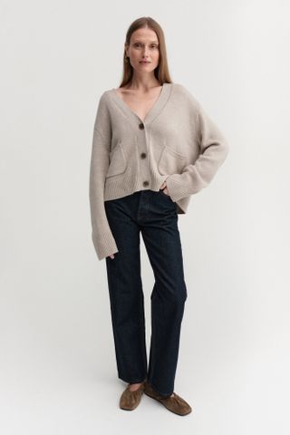 Beja Cardigan, Taupe