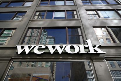 The WeWork sign