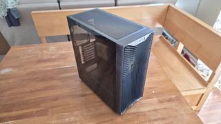 The Corsair 3200D mid-tower PC case in smoke color 