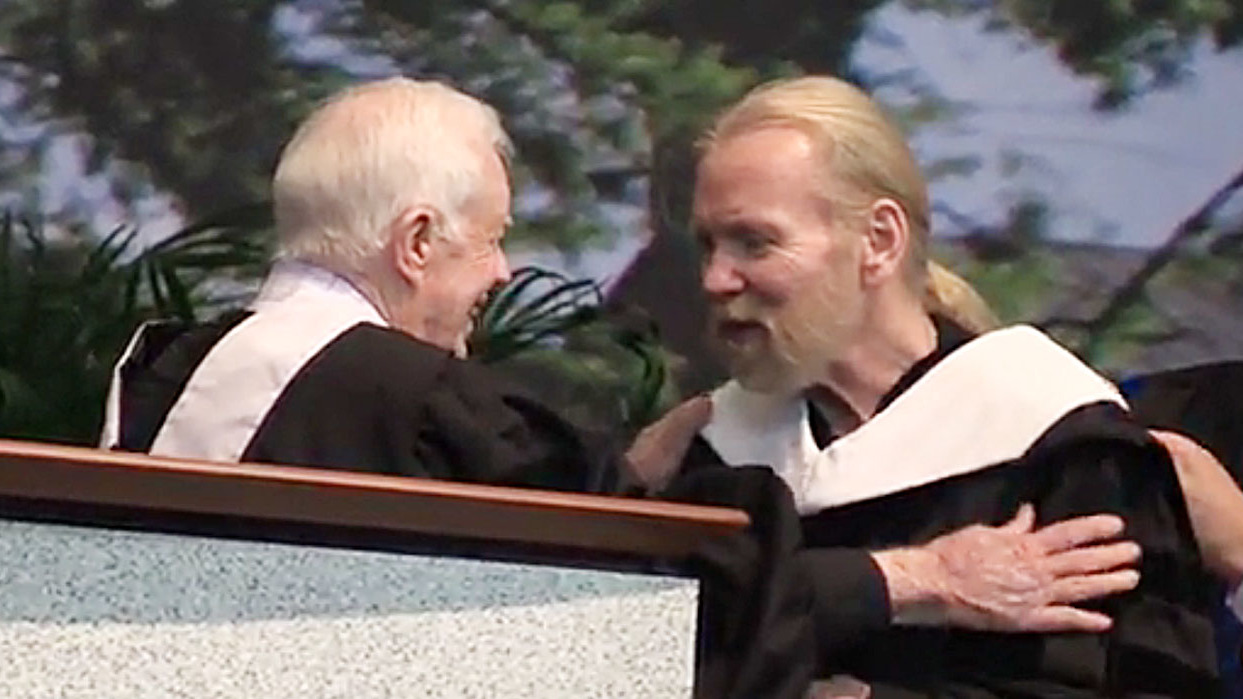 Jimmy Carter and Gregg Allman