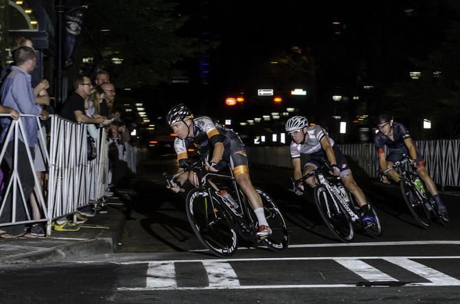 Daniel Holloway (Athlete Octane Cycling), David Cueli (UnitedHealthcare of Georgia p/b The 706 Project) and Dion Smith (Hincapie Devo) form a three-man break.