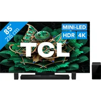 TCL QD Mini-led C71K 4K (2025) - 85 inch + TCL Q85H PRO van &euro;2.898 voor &euro;2.319