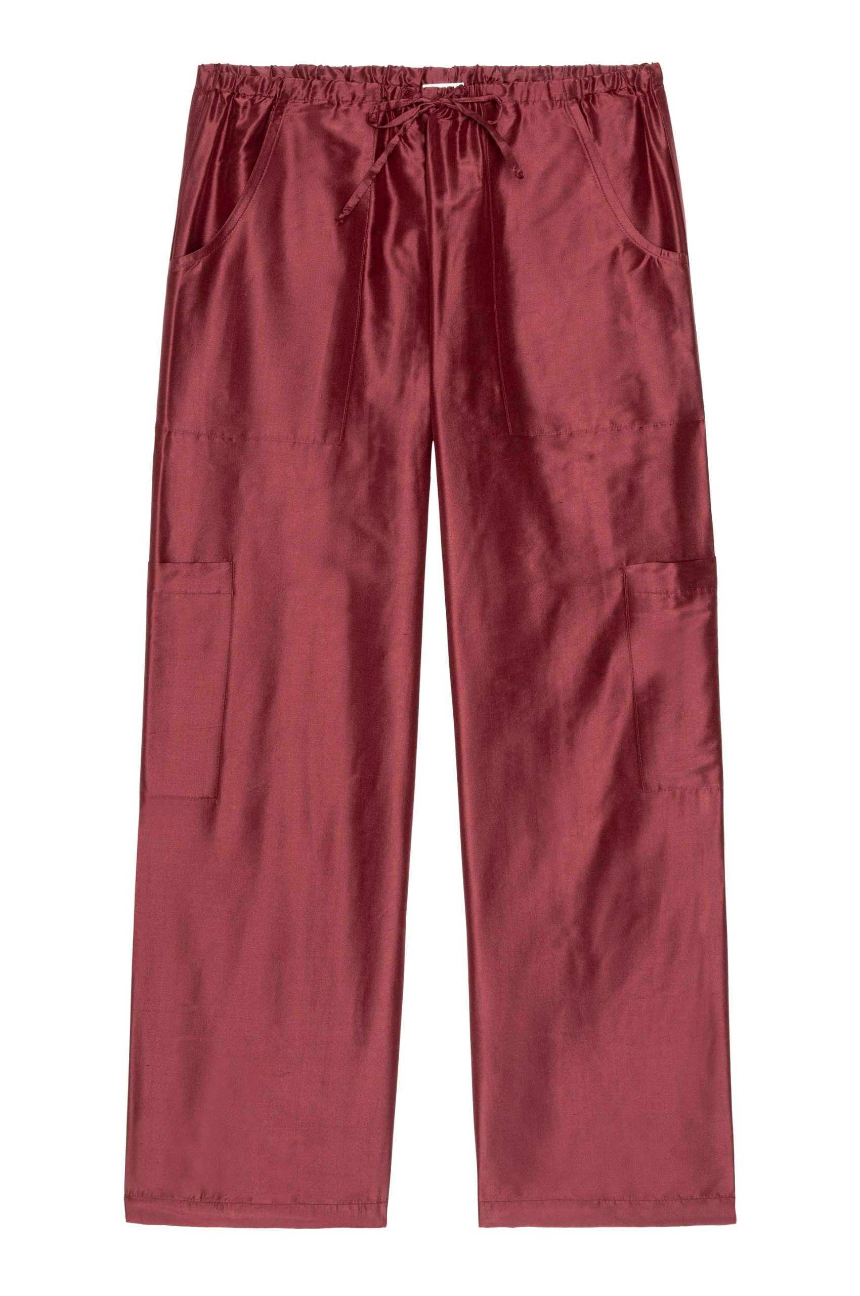 DONNI., The Silk Taffeta Cargo Pant