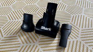 The Shark UltraCyclone Pet Pro Plus handheld vacuum adjustable heads