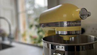 Side shot of the KitchenAid COTY Artisan 4.7L Stand Mixer