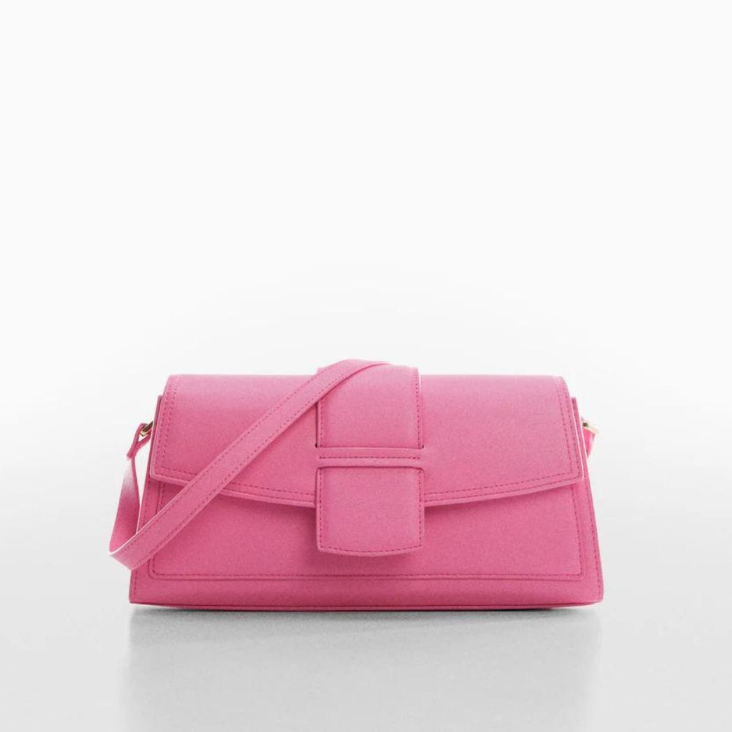 Mango Rectangular bag with flap