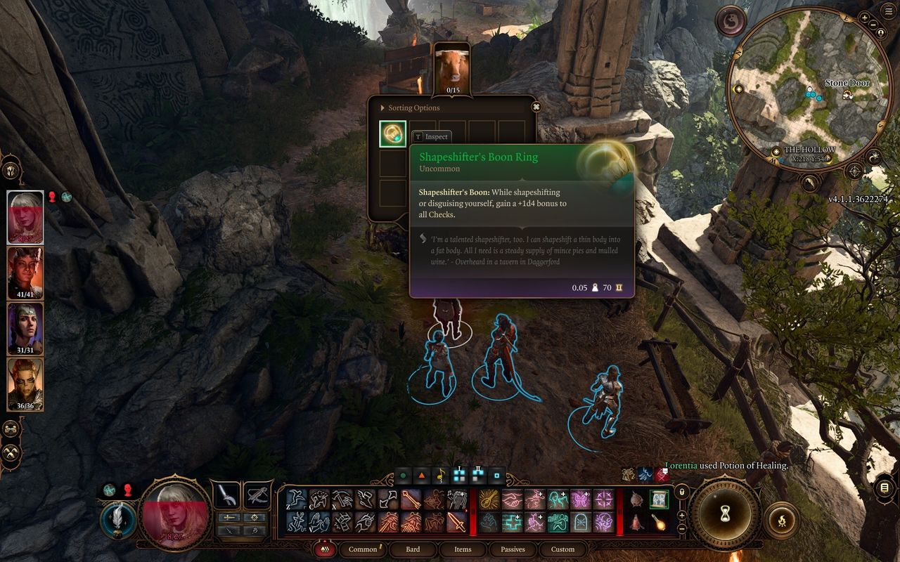 Baldur's Gate 3 strange ox