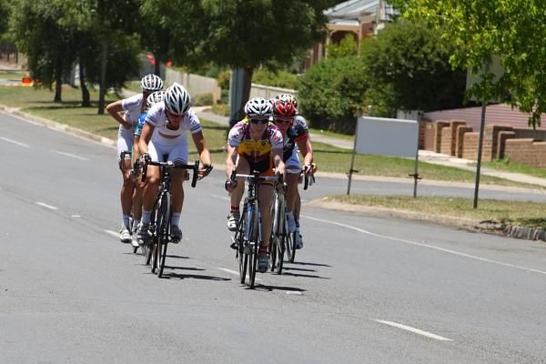 The break group formed early, within the first ten kilometres