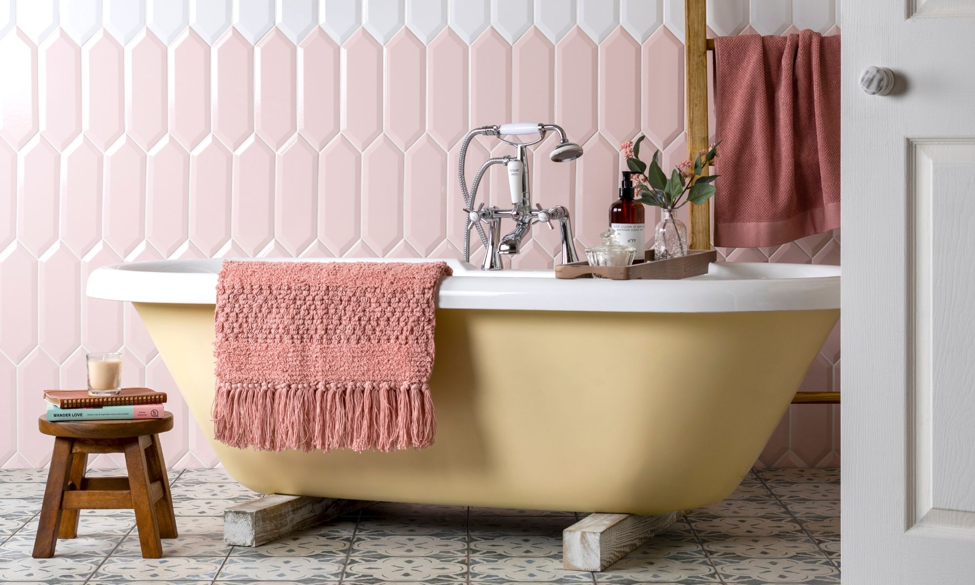 Are coloured bathroom fittings making a comeback or just a moodboard fantasy?