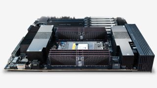 An Asus pro motherboard filled with eight V-Color 256GB RDIMMs.