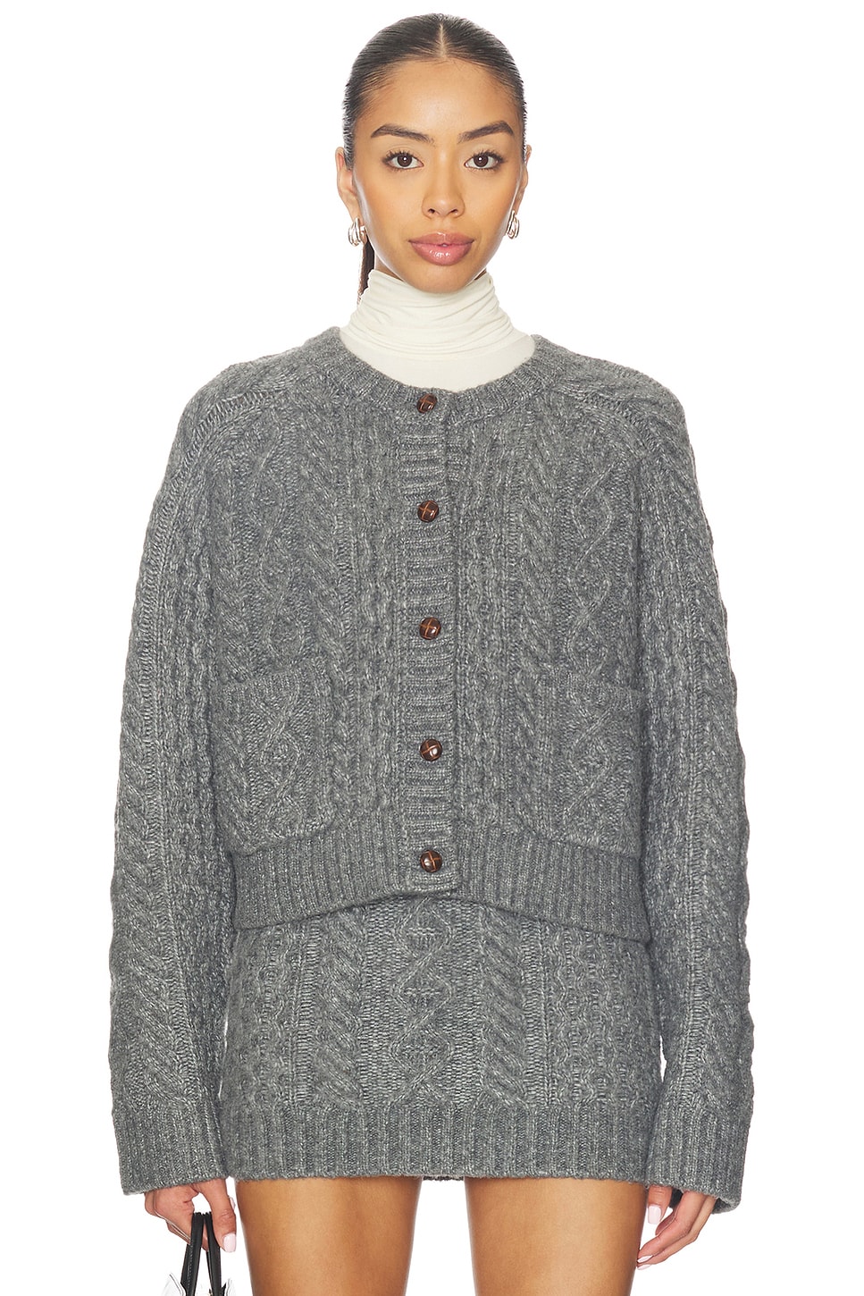 Ibona Cable Cardigan