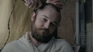 Actor getting head shaved in The Snowtown Murders