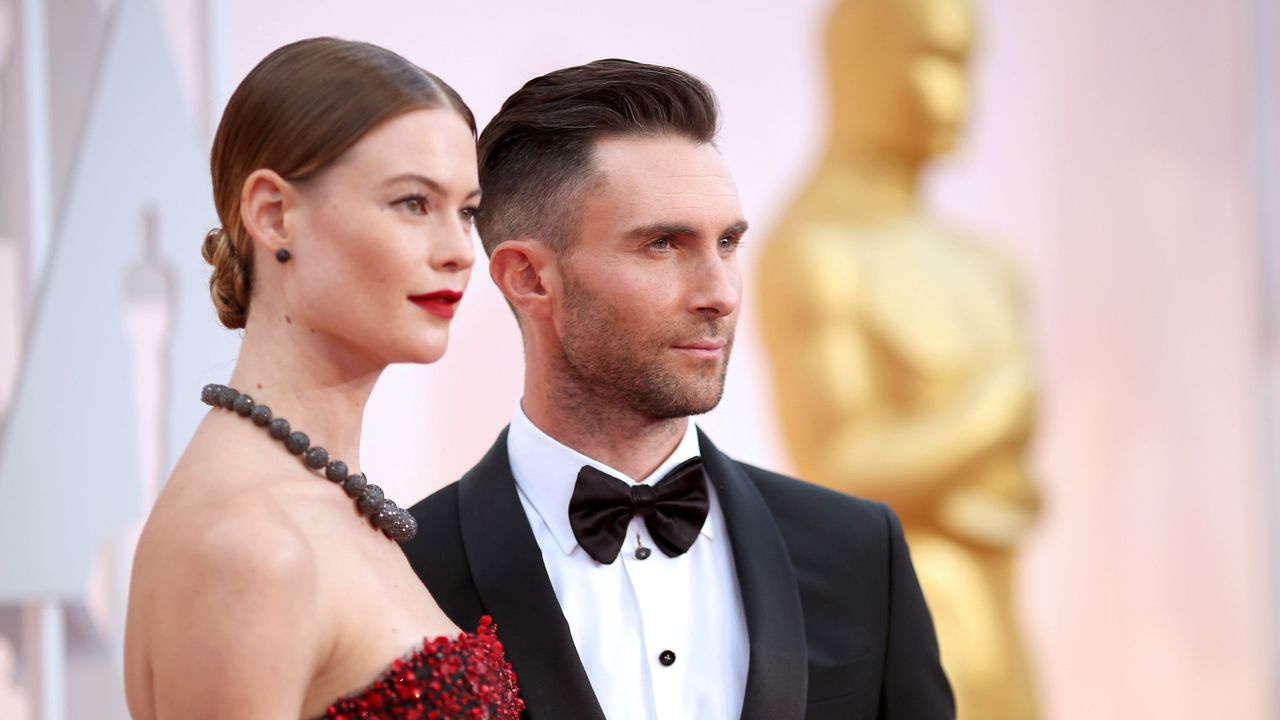 Adam Levine and Behati Prinsloo