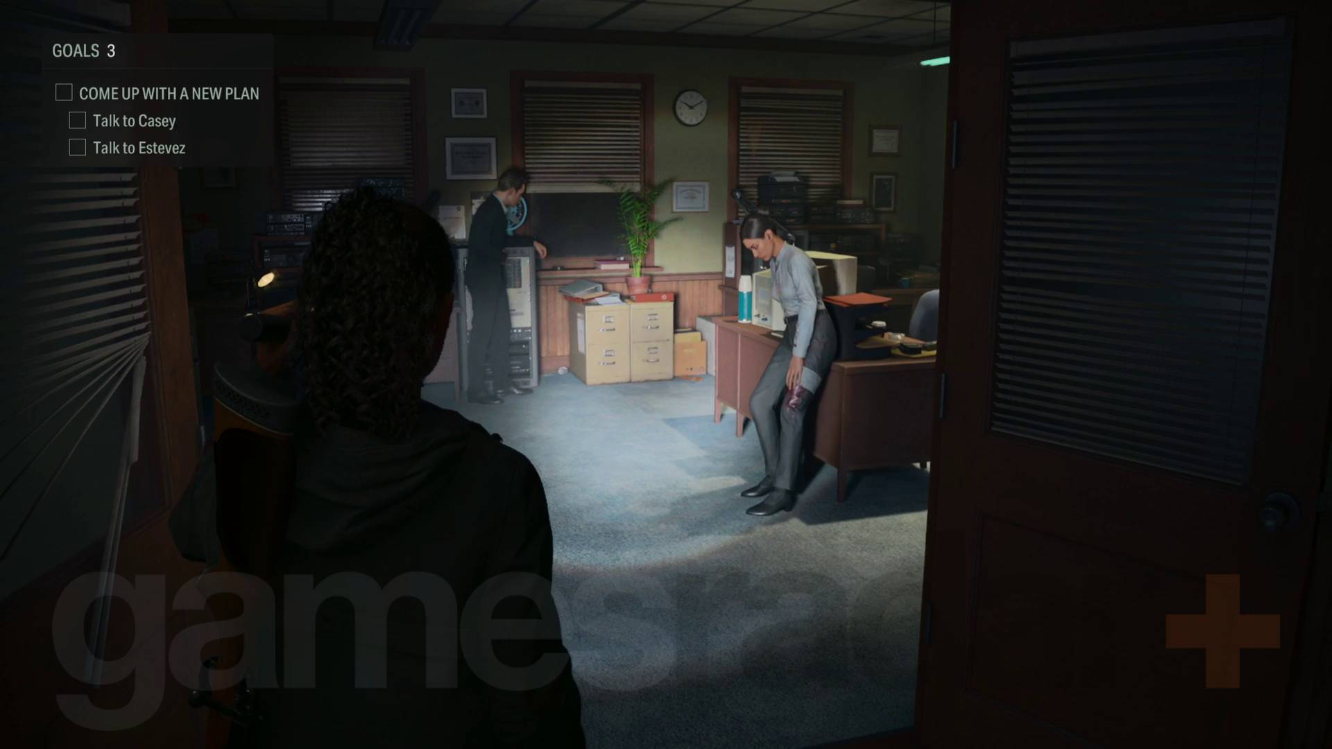 Alan Wake 2 wymyśla nowy plan Casey i Estevez w biurze szeryfa