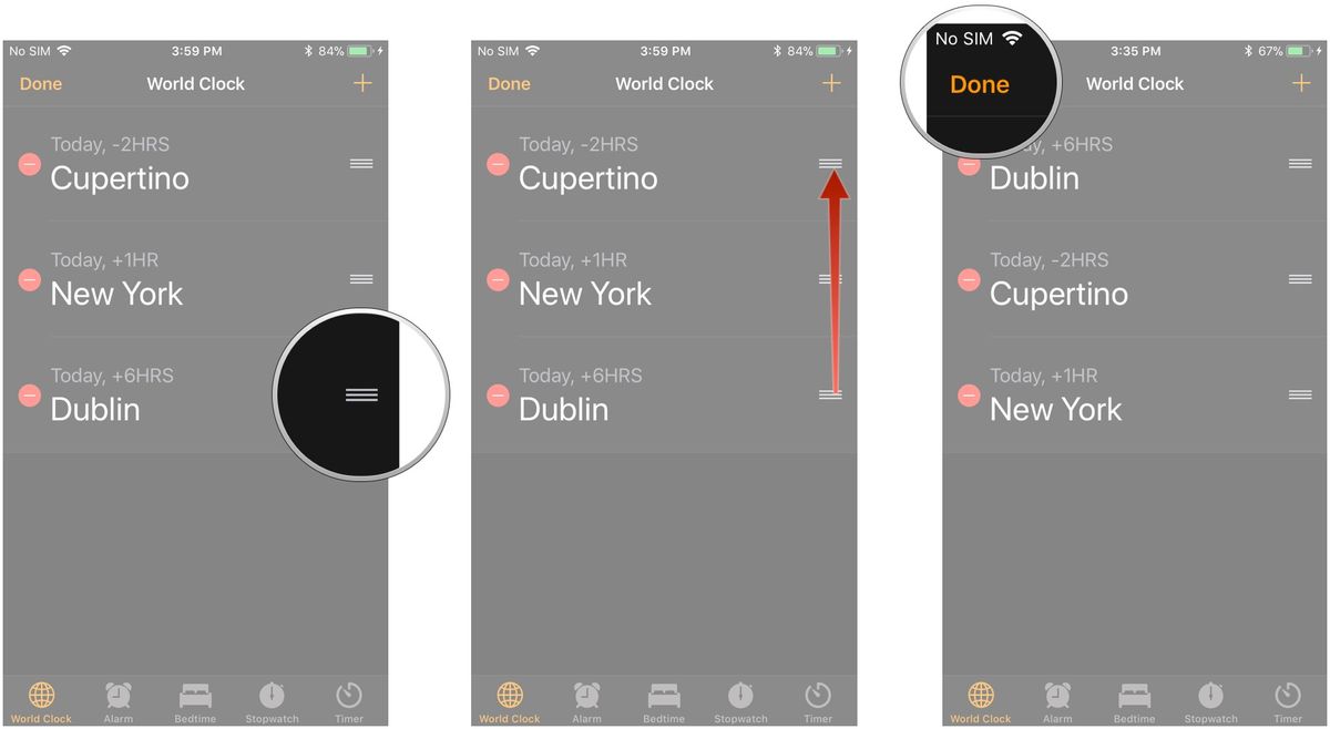how to change default clock on apple watch