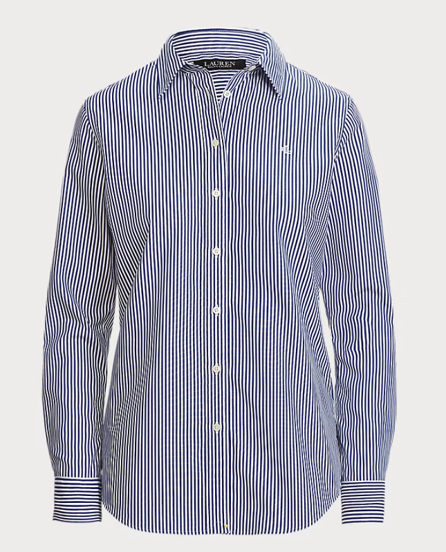 Ralph Lauren, Classic Fit Striped Cotton Shirt