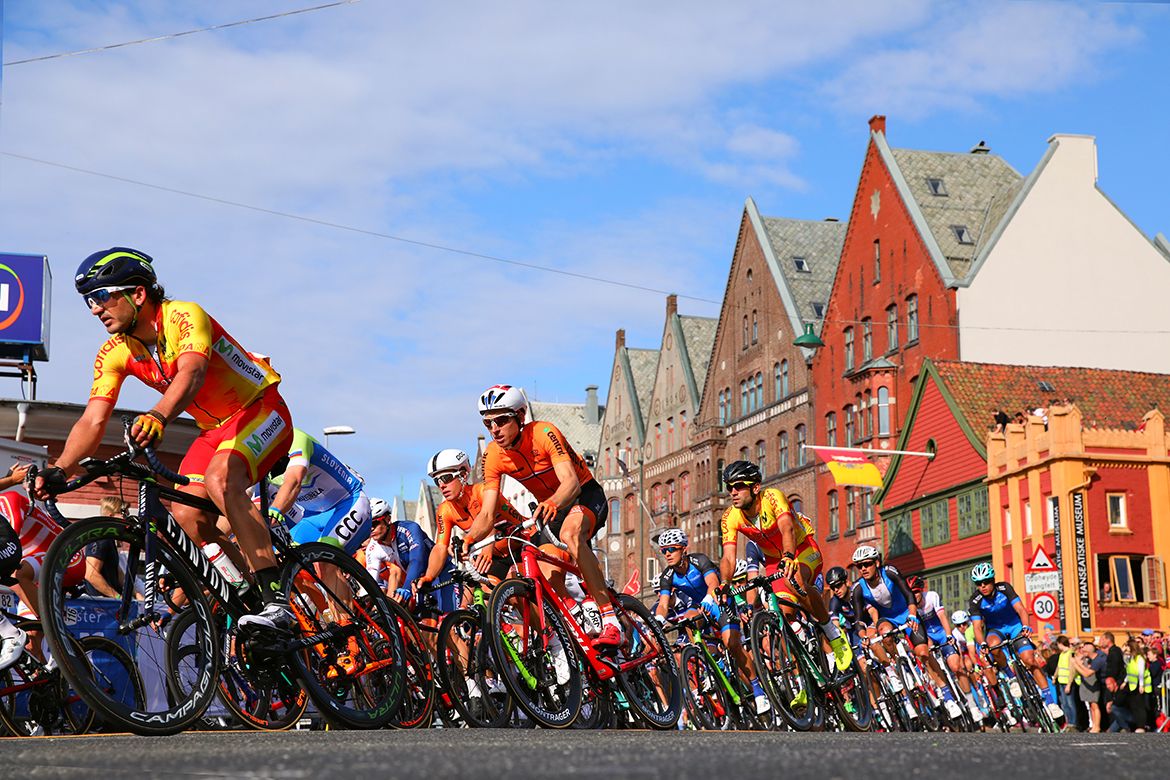 The elite men's road race at the UCI Road World Championships in Bergen, Norway