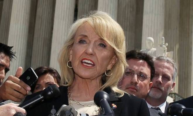 Watch Arizona Gov. Jan Brewer explain her &amp;#039;religious freedom&amp;#039; bill veto