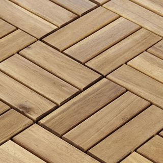 GoodHome Lempa Natural Clippable deck tile