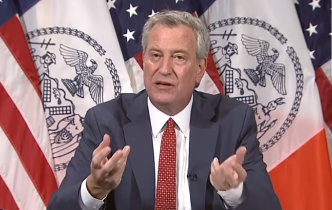 New York Mayor Bill DeBlasio