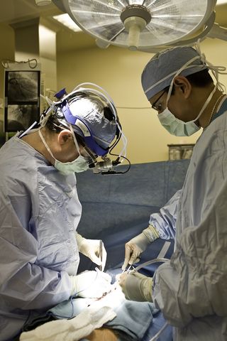 Beating heart open heart surgery