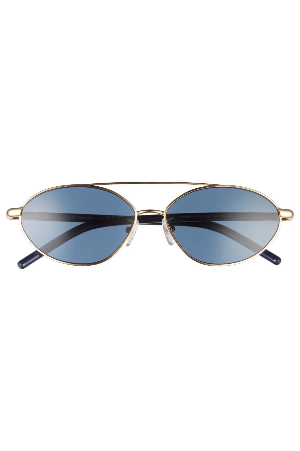 Tory Burch 56mm Pilot Oval Sunglasses