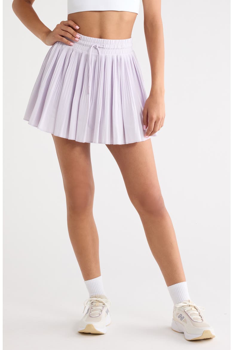 Pleated Drawstring Skirt