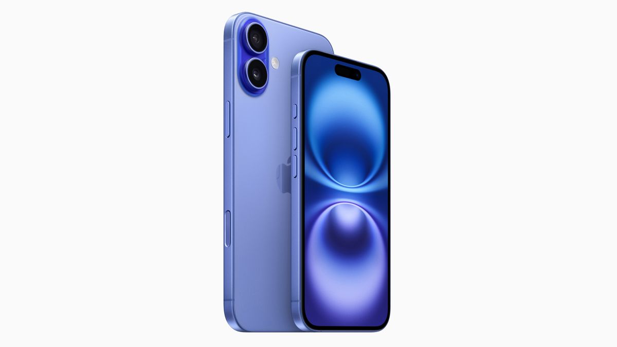 iPhone 16/16 Plus models on a white background
