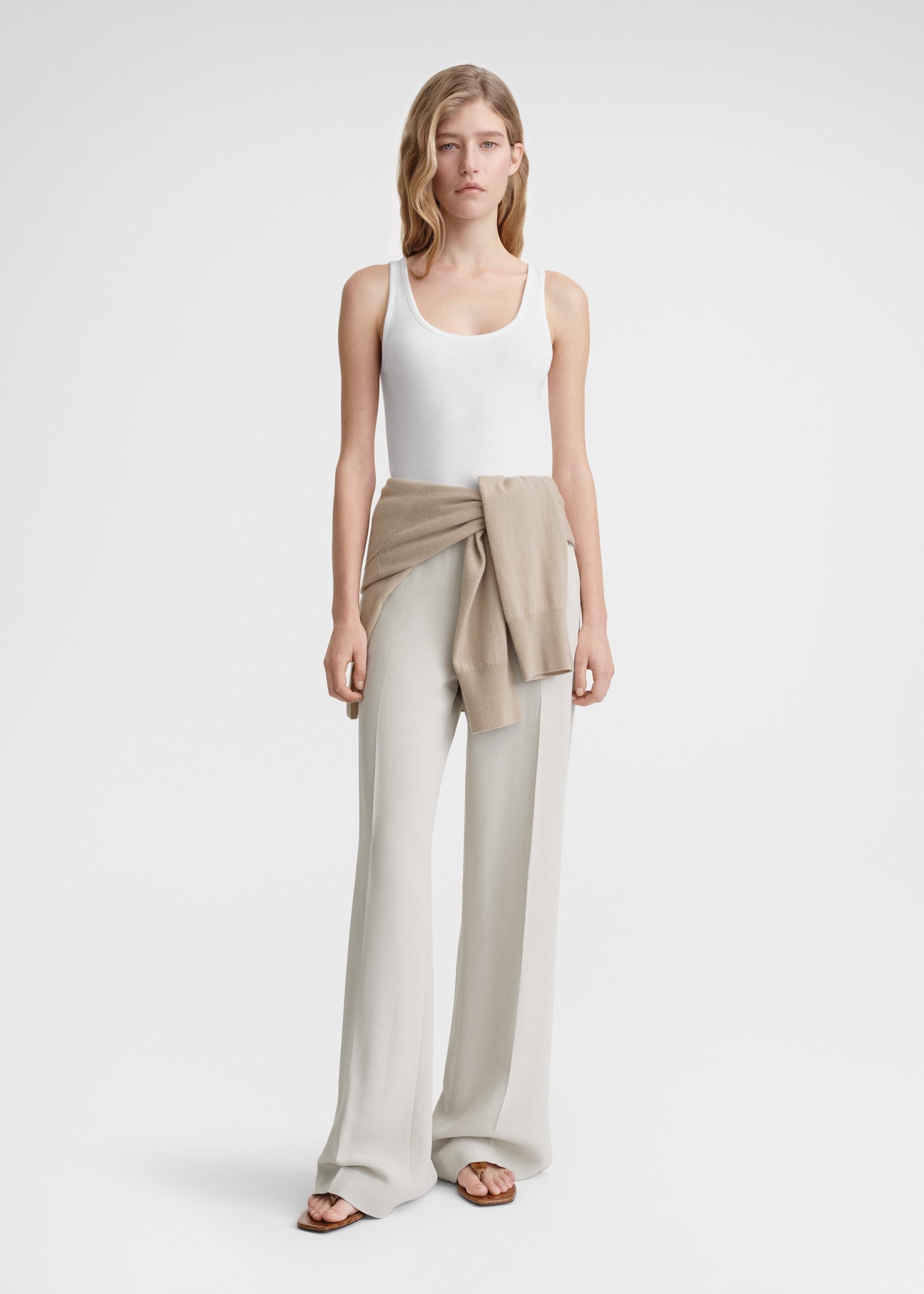 Classic Rib Tank White - Xxs