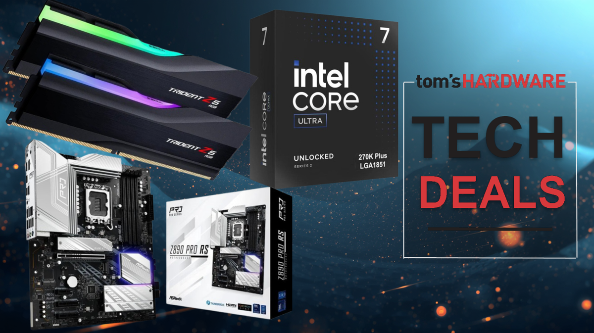 Newegg finally has a worthwhile Intel combo that includes memory, saving almost $240 — snag an Intel Core Ultra 7 270K Plus, ASRock Z890 motherboard, and 32GB of GSkill Trident Z5 DDR5 RAM for only $768.34