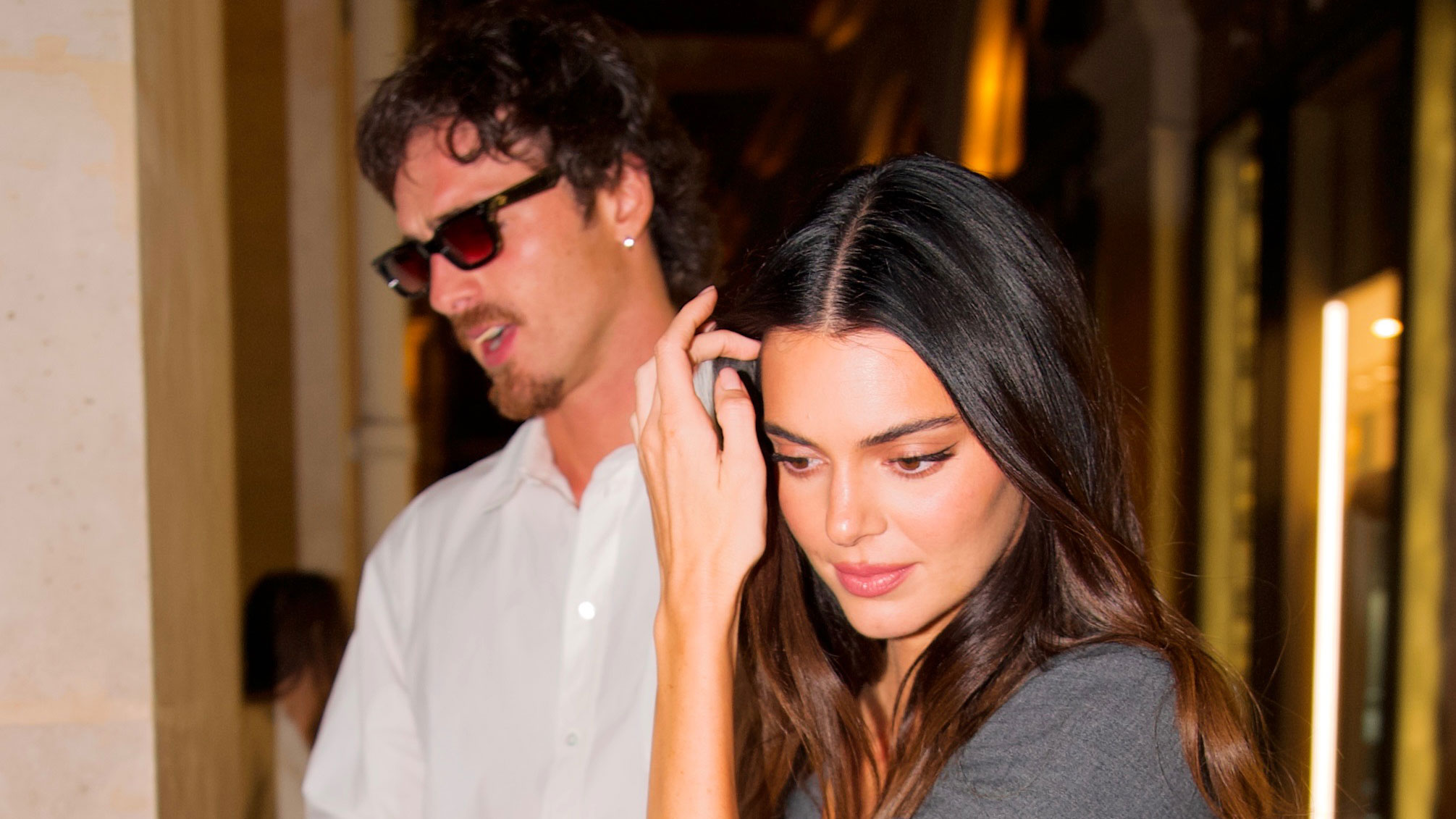 Kendall Jenner holds hands with Jacob Elordi in Paris on a date night together