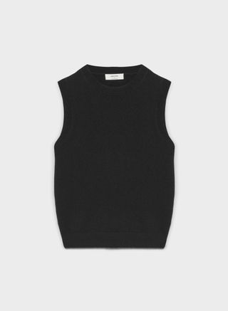 Bare Cashmere Crew Sweater Vest