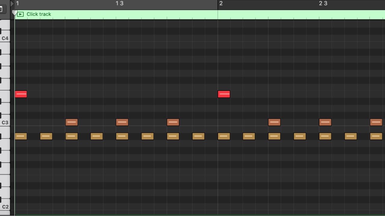 Click and backing tracks