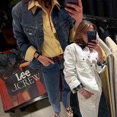 WWW editors Josephine Hadjiloucas and Eliza Huber are trying the J.Crew X Lee collaboration