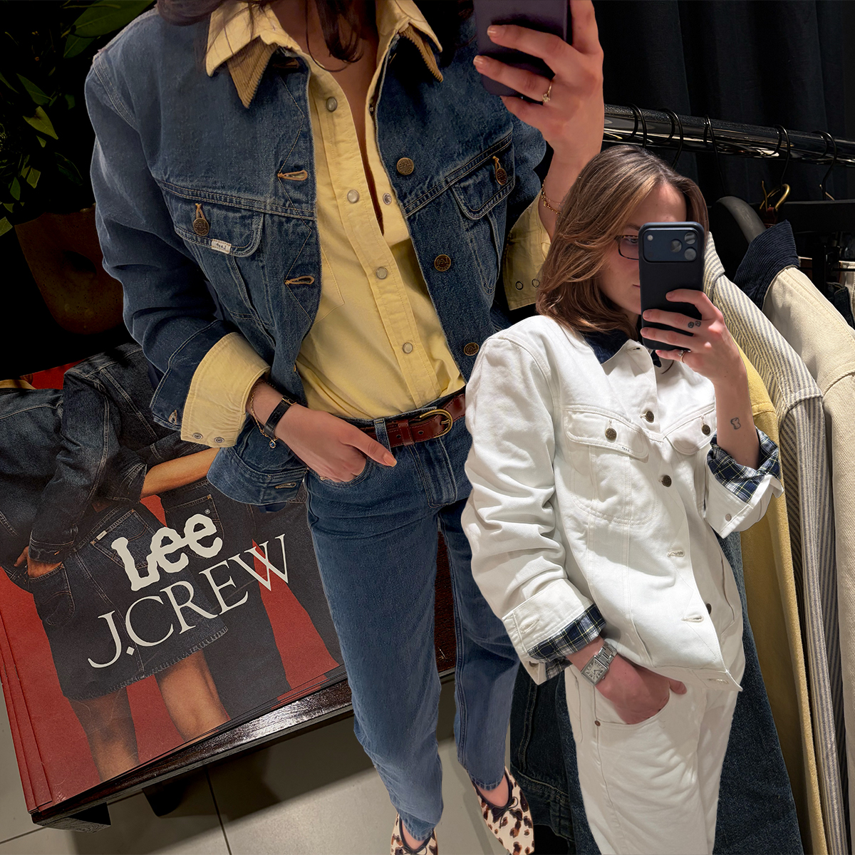 WWW editors Josephine Hadjiloucas and Eliza Huber are trying the J.Crew X Lee collaboration
