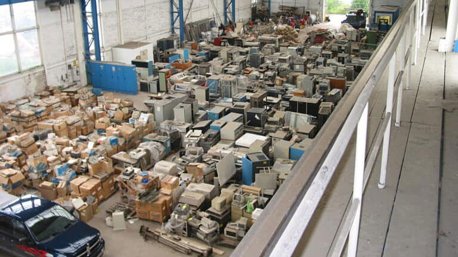 Artifacts rescued from an abandoned warehouse in Germany