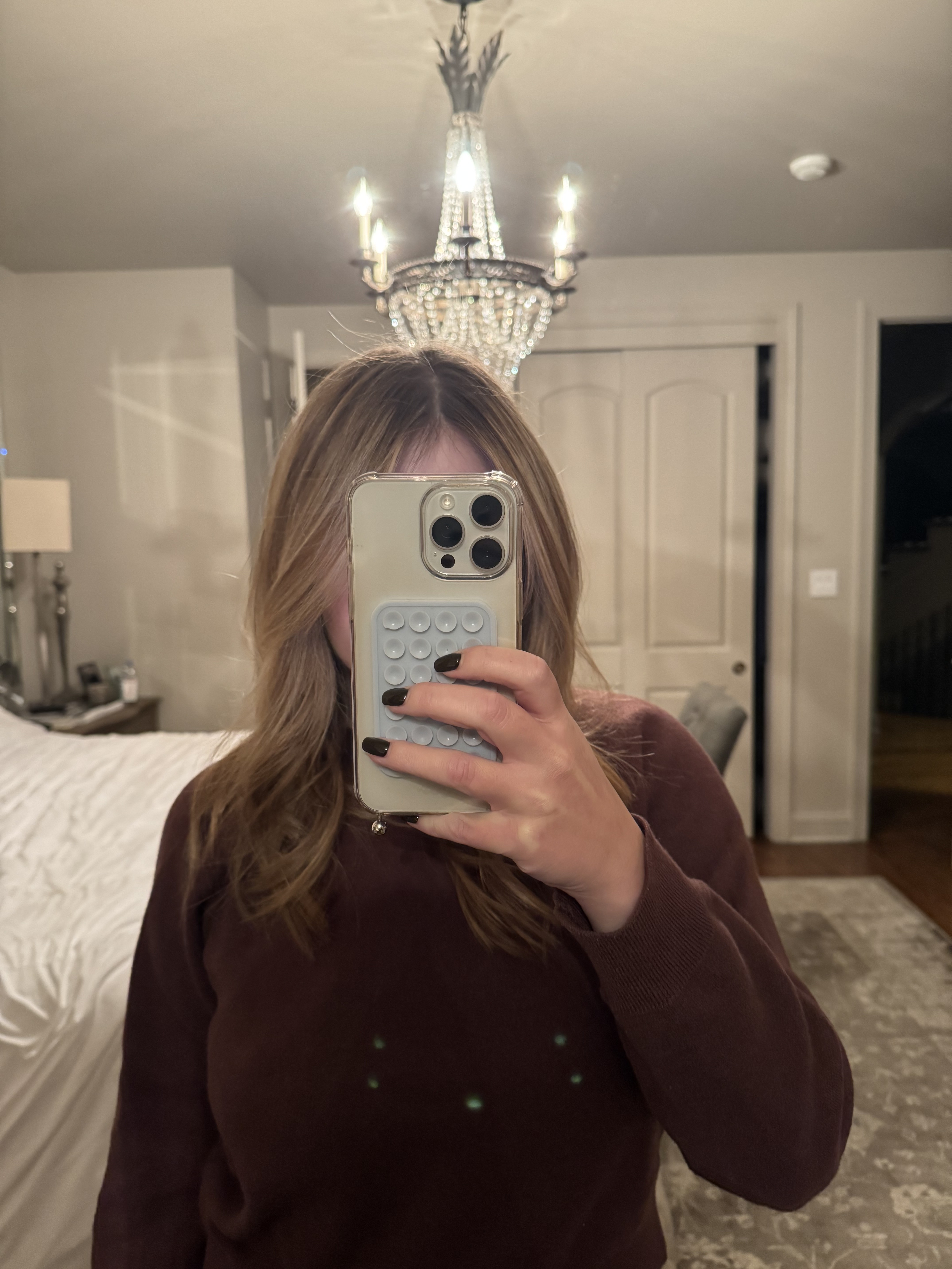 samantha holender before and after trying colorwow dry shampoo