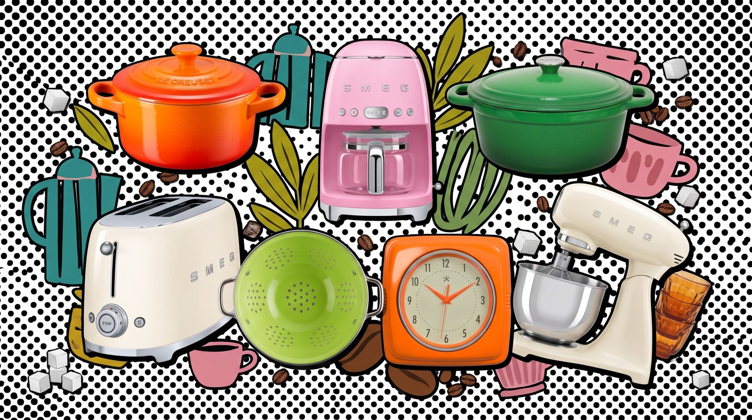 Embrace the Fashion Week flavour with these colourful kitchen accessories