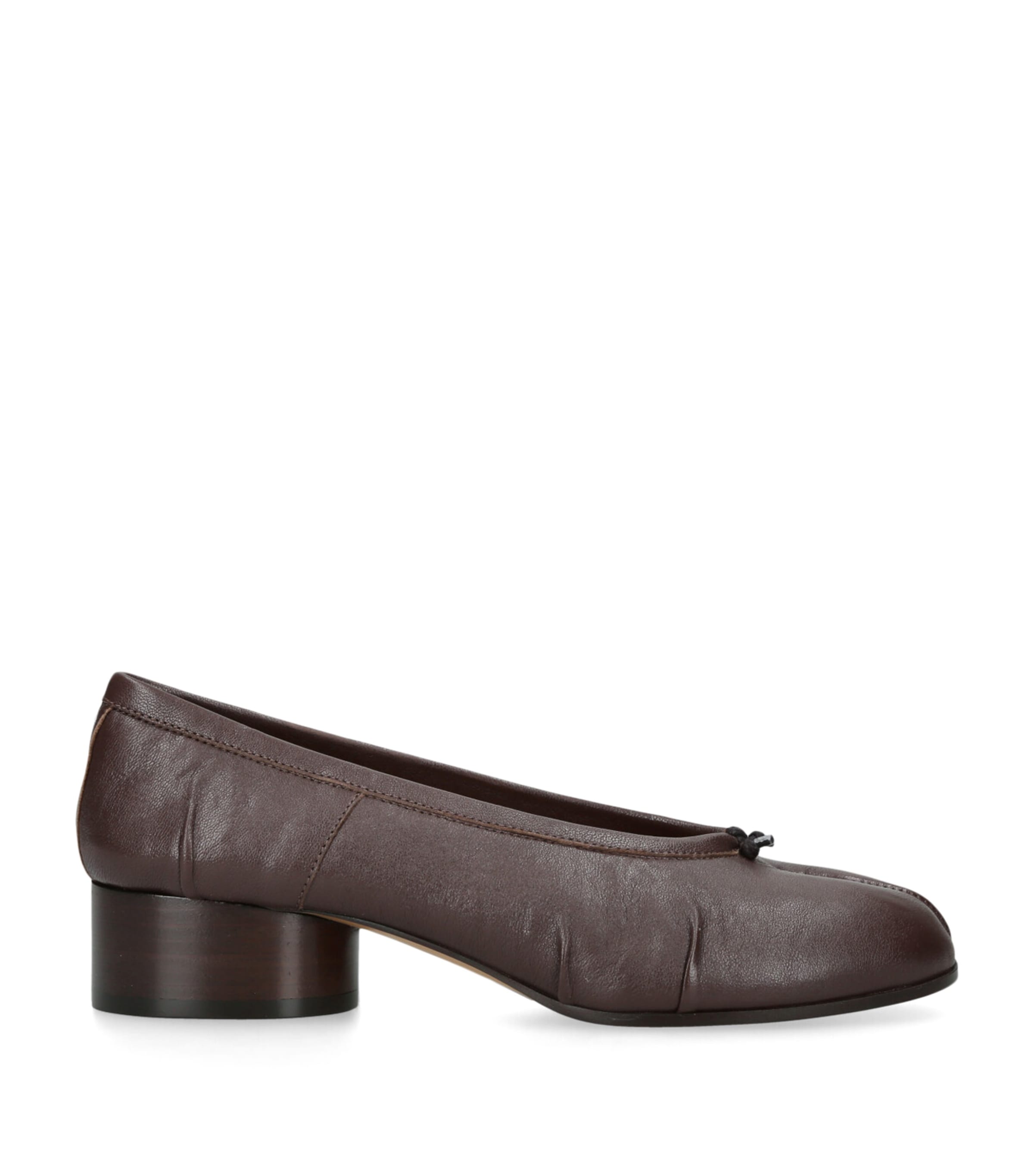 Maison Margiela Leather Tabi Ballerina Pumps 30