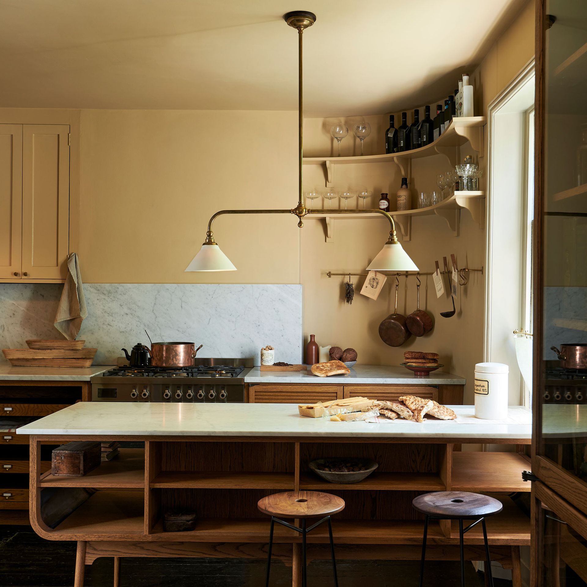 yellow kitchen by devol